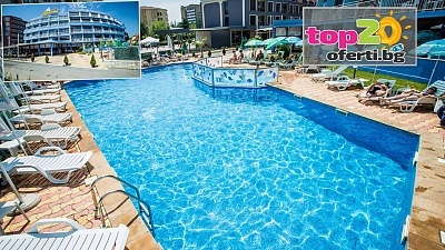 Промо цени за Лято в Слънчев Бряг! Нощувка с All Inclusive + Басейн, Чадър, Шезлонг и Детски кът в хотел Бохеми, Слънчев бряг, от 59.50 лв./човек! Дете до 13.99 год. - Безплатно!