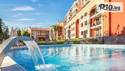 Промо цени за почивка на първа линия в Поморие от 8 Май до 10 Юни! Ultra All Inclusive нощувка + шезлонг и чадър на плажа, външен и вътрешен басейн, от Феста Виа Понтика 4*