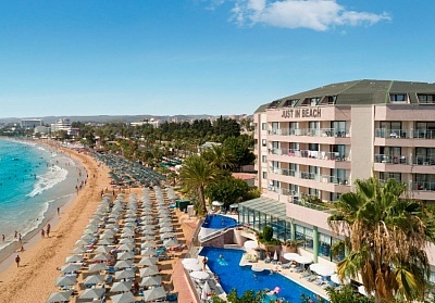  Ранни записвания в Aska Just In Beach 5*, Алания, Турция! Автобусен транспорт + 7 нощувки на човек на база All Inclusive. Дете до 10.99 г. БЕЗПЛАТНО! 