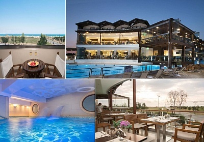 Ранни записвания в Cosmopolitan Hotel & Spa****, Паралия Катерини, Гърция! 3+ нощувки със закуски и вечери на човек + басейн и релакс пакет. Дете до 12г. БЕЗПЛАТНО!