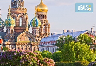 Ранни записвания за екскурзия до Санкт Петербург, Русия - Белите нощи: 5 нощувки, закуски, вечери, самолетен билет и посещение на Ермитажа, град Пушкин и Павловск!