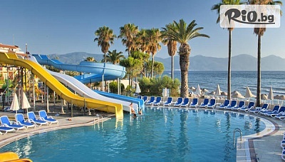 Ранни записвания за Лукс почивка в Кушадасъ! 5 All Inclusive нощувки + басейн, шезлонг и чадър в Ephesia Holiday Beach Club 5* + Безплатно за дете до 12.99 г., от Глобус Холидейс