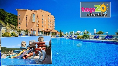 До -20% до 15.07 на Ранни записвания за Лято на 1-ва линия в Елените! Нощувка с All inclusive + Басейн + Мини Аквапарк с 4 пързалки и Детска Анимация в хотел Роял Бей, Елените, от 97.60 лв. Безплатно за дете до 12 год.!
