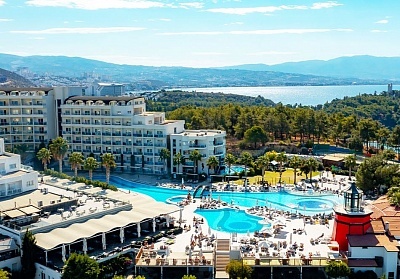 Ранни записвания за лято 2024г. в Otium Sealight Beach resort 5*, Кушадасъ, Турция! Автобусен транспорт + 7 нощувки на човек на база Ultra All Inclusive. Дете до 12.99г. безплатно!