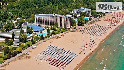 Ранни записвания за лято на първа линия в Албена от 2 Юли до 18 Август! Ultra All Inclusive нощувка + басейни с мин. вода, шезлонг и чадър на плажа, от Хотел Калиакра Бийч 4*