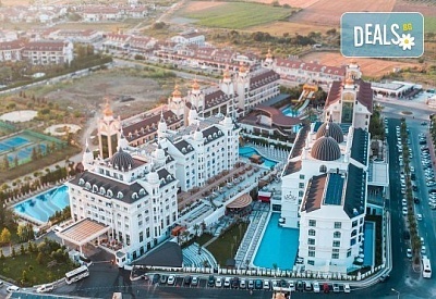 Ранни записвания лято 2023 г. в SIDE ROYAL PALACE 5*, Сиде, Анталия! 7 нощувки на база Ultra ALL Inclusive, безплатно за дете 12.99 г и транспорт с Belprego Travel