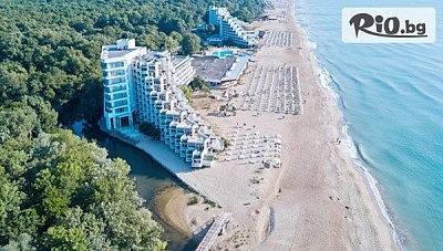 Ранни записвания за море на първа линия в Албена от 2 Юли до 18 Август! Ultra All Inclusive нощувка + басейн с минерална вода, 2 шезлонга и чадър на плажа, от Хотел Гергана 4*