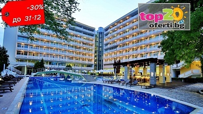 -30% Ранни записвания за Море 2024 в Слънчев бряг! Нощувка с All Inclusive + Чадър и Шезлонг на Плажа + Плажен бар с включени Напитки + Голям Басейн, Детски Басейн и Анимация, в Гранд Хотел Нирвана 4*, Слънчев бряг, от 79 лв./човек. БЕЗПЛАТНО за дете до