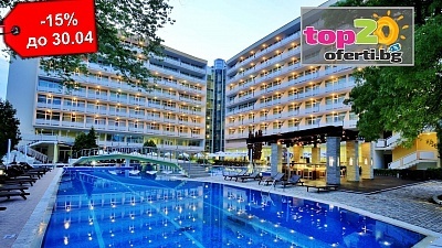 -15% Ранни записвания за Море 2024 в Слънчев бряг! Нощувка с All Inclusive + Чадър и Шезлонг на Плажа + Плажен бар с включени Напитки + Голям Басейн, Детски Басейн и Анимация, в Гранд Хотел Нирвана 4*, Слънчев бряг, от 79 лв./човек. БЕЗПЛАТНО за дете до