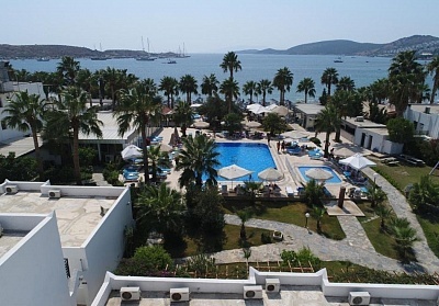  Ранни записвания в NAGI BEACH HOTEL 3*, Бодрум, Турция. Чартърен полет от София + 7 нощувки на човек със закуски и вечери 