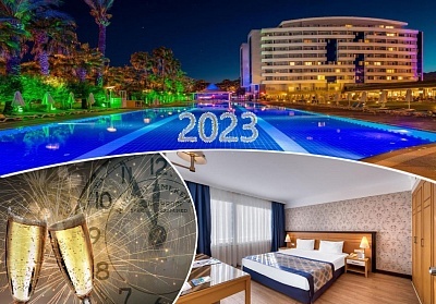  Ранни записвания за Нова Година 2023г. в PORTO BELLO HOTEL RESORT &amp; SPA 5*, Анталия, Турция. Чартърен полет от София + 4 нощувки на човек на база All Inclusive! 