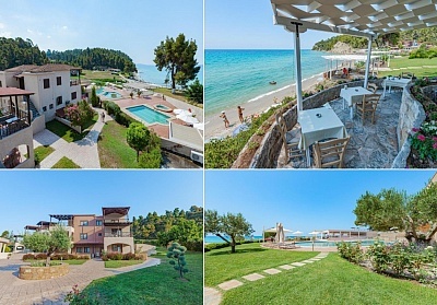 Ранни записвания на първа линия в Elani Bay Resort****, Елани, Гърция! 2+ нощувки на човек със закуски + 3 басейна в Касандра