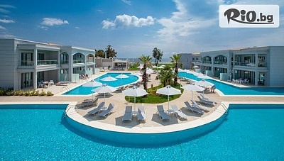 Ранни записвания на първа линия в Халкидики, Ситония! 5 All Inclusive нощувки, анимация и басейни, шезлонги, чадъри на плажа и Безплатно за дете до 12 г. в Blue Lagoon Princess 5*