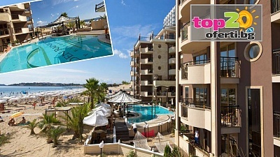 Ранни Записвания за Първа линия Море! Нощувка с All Inclusive на Брега на Морето + Открит басейн и Тематична вечер в хотел Голдън Ина, к.к. Слънчев бряг, от 77.50 лв./човек