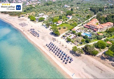 Ранни записвания: Първа линия на о. Тасос, Гърция - Atrium Beach Hotel****, Потос