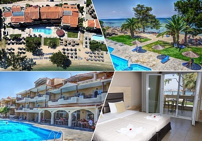 Ранни записвания на първа линия в Тасос! 2+ нощувки на база All Inclusive на човек + басейн в хотел Rachoni Bay Resort***, Гърция