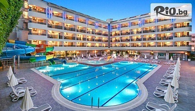 Ранни записвания за почивка в Алания: All Inclusive хотел с открит басейн и водни пързалки