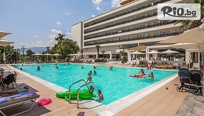 Ранни записвания за почивка на Олимпийската Ривиера! 5 или 7 All Inclusive нощувки в Olympian Bay Grand Resort 4* + басейн, чадър и шезлонг + Безплатно за дете до 12 г., от Солвекс