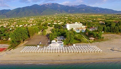 Ранни записвания за почивка на първа линия на Олимпийската Ривиера! 5 или 7 All Inclusive нощувки в Olympian Bay Grand Resort 4* + Безплатно за дете до 12г., от Ambotis Holidays
