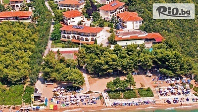 Ранни записвания за почивка на първа линия в Касандра, Халкидики! 5 или 7 All Inclusive нощувки в Portes Beach Hotel 4* + басейн, чадъри и шезлонги на плажа, от Ambotis Holidays