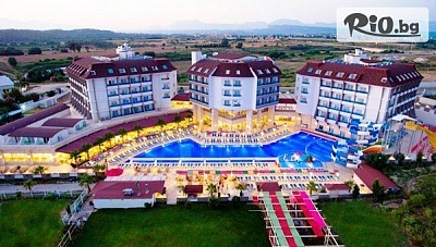 Ранни записвания за самолетна почивка в Сиде през Май и Юни! 7 All Inclusive нощувки в Ramada Resort By Wyndham Side 4* + собствен плаж с безплатни шезлонги и чадъри, от Онекс Тур