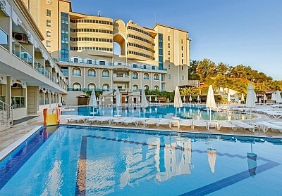 Ранни записвания в SULTAN OF SIDE HOTEL 5*, Сиде, Турция. Чартърен полет от София + 7 нощувки на човек на база All Inclusive