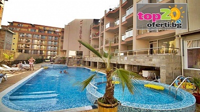 Ранни записвания за Висок сезон (01.07 - 31.08) с Ultra All Inclusive на 80 м от плажа! Нощувка с Ultra All Inclusive + Открит басейн, Детски басейн и Джакузи в хотел Тропикс, Свети Влас, от 74 лв. на човек