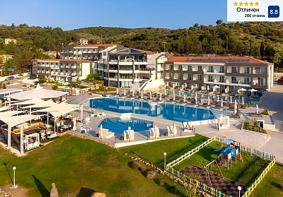 Разкошна майска почивка на първа линия в хотел Blue Dream Palace 5* на о. Тасос