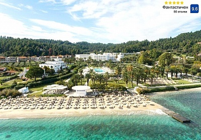 Разкошна почивка в Kassandra Palace Seaside Resort, Криопиги, с включени закуска и вечеря