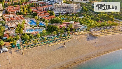 Самолетна почивка на първа линия в Алания! 7 All Inclusive нощувки в Justiniano Club Alanya Beach 4* + открити басейни с 3 водни пързалки, с полет от София или Варна, от Go2Holiday