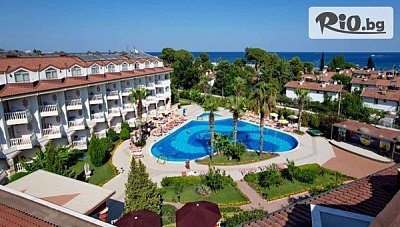 Самолетна почивка на 80м от плажа в Кемер, Турция! 7 All Inclusive нощувки в Larissa Sultan Beach 4* + басейн, чадъри и шезлонги на плажа, с полет от София или Варна, от Go2Holiday