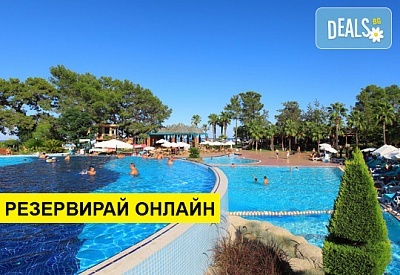 Самолетна почивка в Турция! 7 нощувки на човек на база All inclusive в Club Salima 4*, Кемер, Турска ривиера с двупосочен чартърен полет​ от Варна