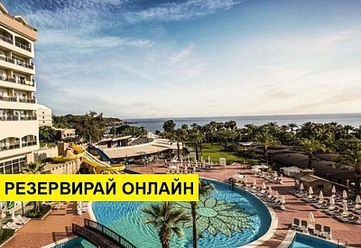 Самолетна почивка в Турция! 7 нощувки на човек на база Ultra all inclusive в Kirman Leodikya High Class 5*, Аланя, Турска ривиера с двупосочен чартърен полет​ от София