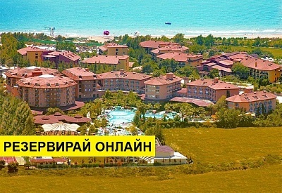 Самолетна почивка в Турция! 7 нощувки на човек на база All inclusive в M Holiday Hotels Stone Palace (ex. Vera Stone Palace) 5*, Сиде, Турска ривиера с двупосочен чартърен полет​ от София