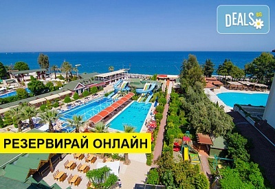 Самолетна почивка в Турция! 7 нощувки на човек на база All inclusive в Lims Bona Dea Beach Hotel 4*, Кемер, Турска ривиера с двупосочен чартърен полет​ от Варна