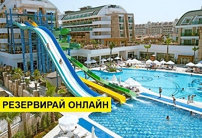 Самолетна почивка в Турция! 7 нощувки на човек на база Ultra all inclusive в Crystal Water World Resort & Spa 5*, Белек, Турска ривиера с двупосочен чартърен полет​ от Варна