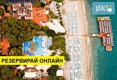 Самолетна почивка в Турция! 7 нощувки на човек на база Ultra all inclusive в Ulusoy Kemer Holiday Club  5*, Кемер, Турска ривиера с двупосочен чартърен полет​ от Варна