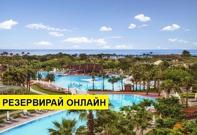 Самолетна почивка в Турция! 7 нощувки на човек на база Ultra all inclusive в Barut Lara 5*, Лара, Турска ривиера с двупосочен чартърен полет​ от София