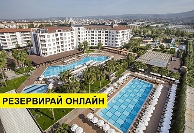 Самолетна почивка в Турция! 7 нощувки на човек на база Ultra all inclusive в Royal Garden Beach 5*, Анталия, Турска ривиера с двупосочен чартърен полет от София