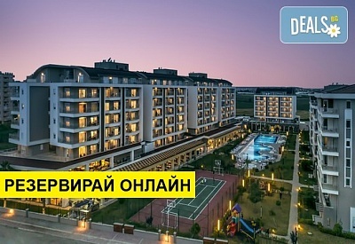 Самолетна почивка в Турция! 4 нощувки на човек на база All inclusive в Sherwood Suites Resort 5*, Лара, Турска ривиера с двупосочен чартърен полет от София