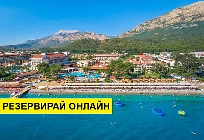 Самолетна почивка в Турция! 7 нощувки на човек на база Ultra all inclusive в Crystal Aura Beach Resort & Spa 5*, Анталия, Турска ривиера с двупосочен чартърен полет от 