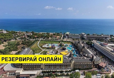 Самолетна почивка в Турция! 7 нощувки на човек на база All inclusive в Crystal Prestige Elite Hotel 0*, Кемер, Турска ривиера с двупосочен чартърен полет от София