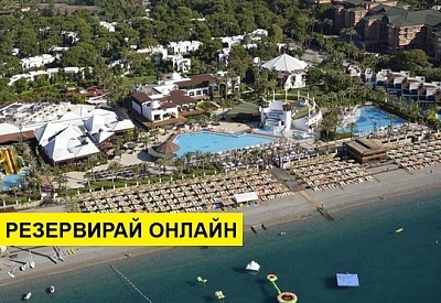 Самолетна почивка в Турция! 7 нощувки на човек на база All inclusive в Emelda Sun Club 0*, Кемер, Турска ривиера с двупосочен чартърен полет от София