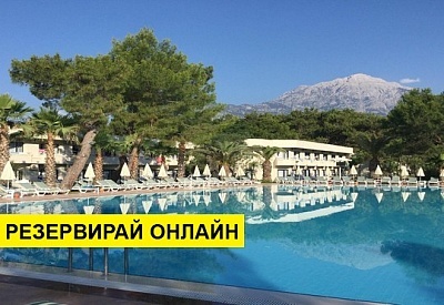 Самолетна почивка в Турция! 10 нощувки на човек на база All inclusive в Fun And Sun Club Sapphire 0*, Кемер, Турска ривиера с двупосочен чартърен полет от София