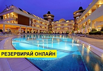 Самолетна почивка в Турция! 7 нощувки на човек на база All inclusive във Viking Star 0*, Кемер, Турска ривиера с двупосочен чартърен полет от София