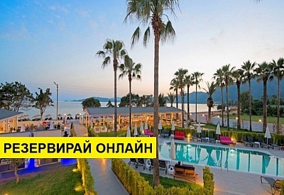 Самолетна почивка в Турция! 7 нощувки на човек на база All inclusive във Voxx Marmaris Beach Resort 0*, Мармарис, Егейска Турция с двупосочен чартърен полет от София