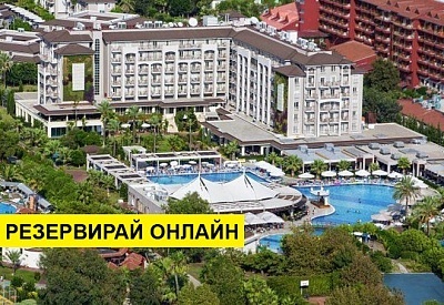 Самолетна почивка в Турция! 7 нощувки на човек на база All inclusive в Sunis Elita Beach Resort Hotel & Spa 5*, Сиде, Турска ривиера с двупосочен чартърен полет от Варна