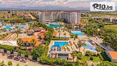 Самолетна почивка в Турция сред златистите пясъчни плажове на Сиде! 7 All Inclusive нощувки в Serenis Hotel 5* + басейни и АкваПарк, с полет от София или Варна, от Go2Holiday