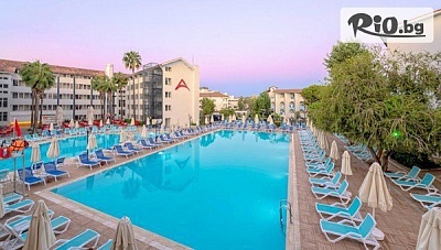 Самолетна почивка в Турция сред златистите пясъчни плажове на Сиде! 7 Ultra All Inclusive нощувки в Armas Bella Sun 5* + басейн с водни пързалки, шезлонги на плажа, от Go2Holiday