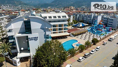Семейна почивка в Blue Wave Suite Hotel 4* Алания - 7 нощувки с полет от София